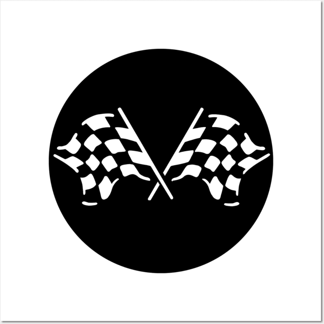 checkered flags Wall Art by SirOric0826